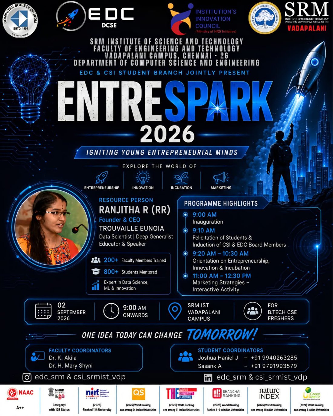 ENTRESPARK 2026 — event poster