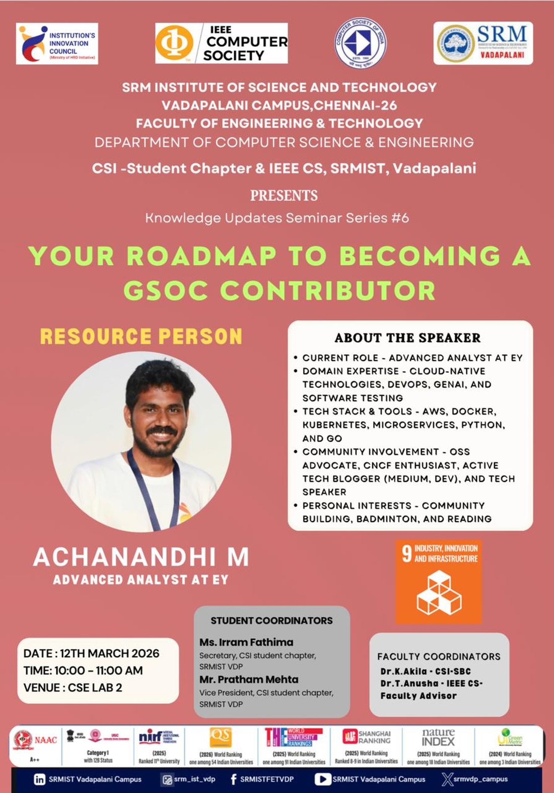 Your Roadmap to Becoming a GSoC Contributor — session photograph
